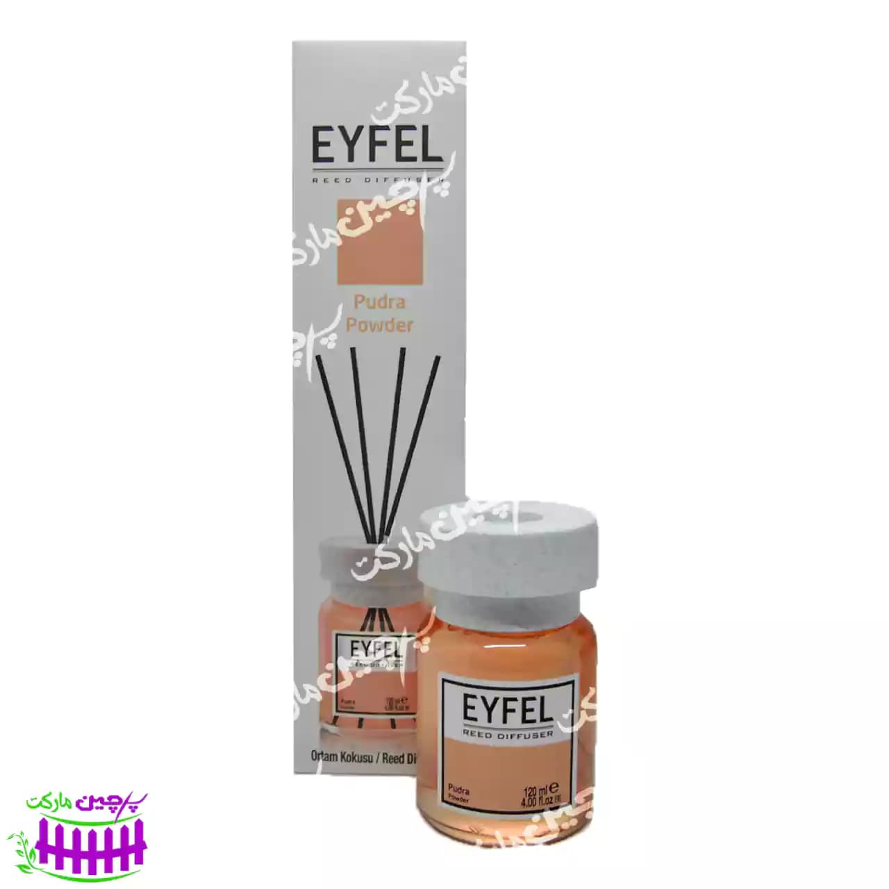 اسانس خوشبو کننده هوا رایحه پودر بدن 120 میل ایفل – eyfel