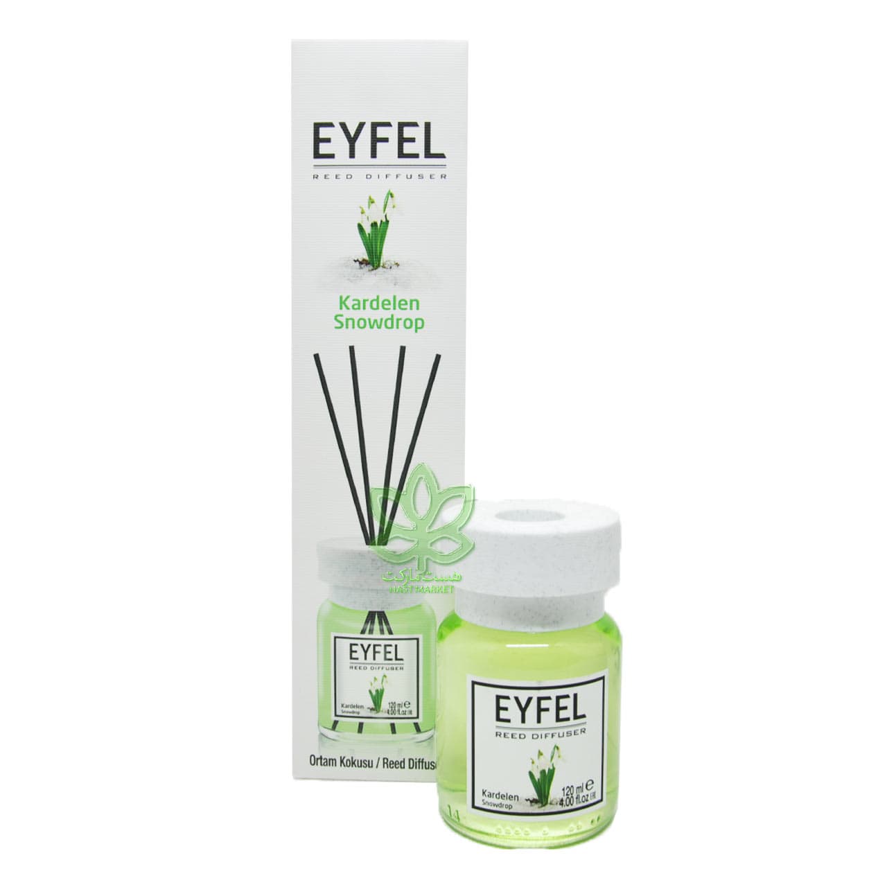 اسانس خوشبو کننده هوا رایحه گل برفی کاردلن 120 میل ایفل – eyfel — تصویر ۲