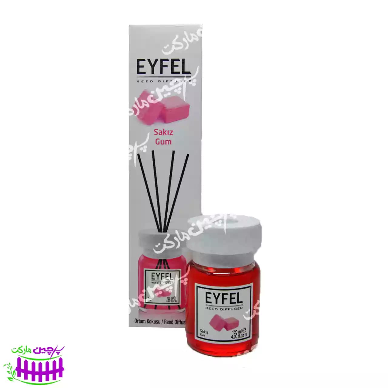 اسانس خوشبو کننده هوا رایحه آدامس 120 میل ایفل – eyfel