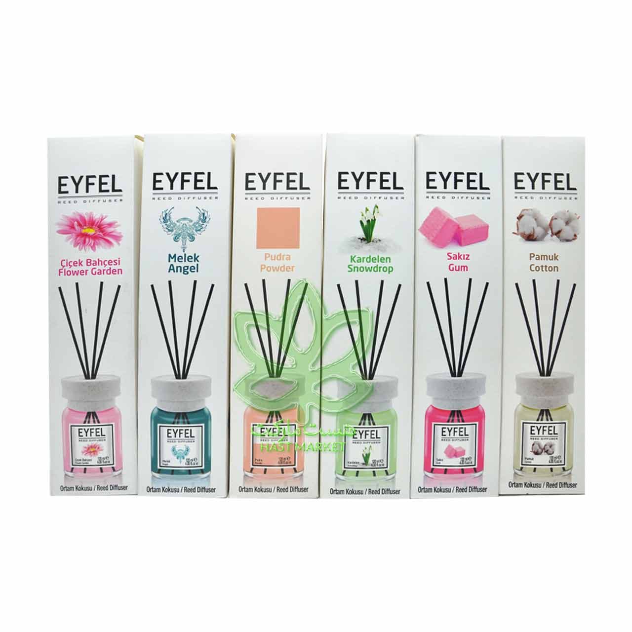 اسانس خوشبو کننده هوا رایحه گلهای باغچه 120 میل ایفل – eyfel — تصویر ۳