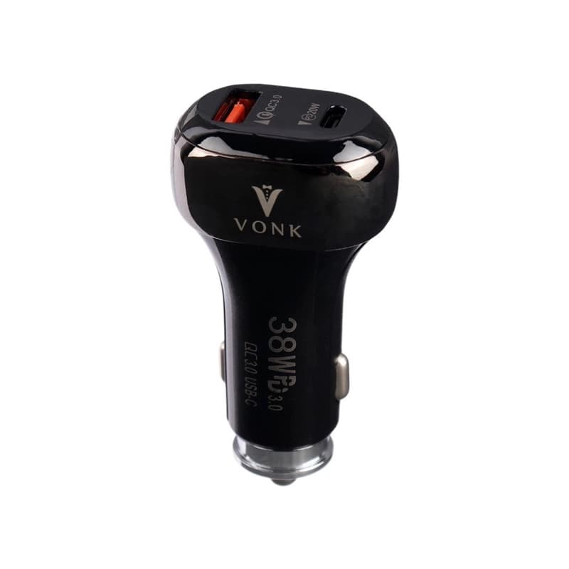 شارژر فندکی فست VONK VC-10 2PORT 38W