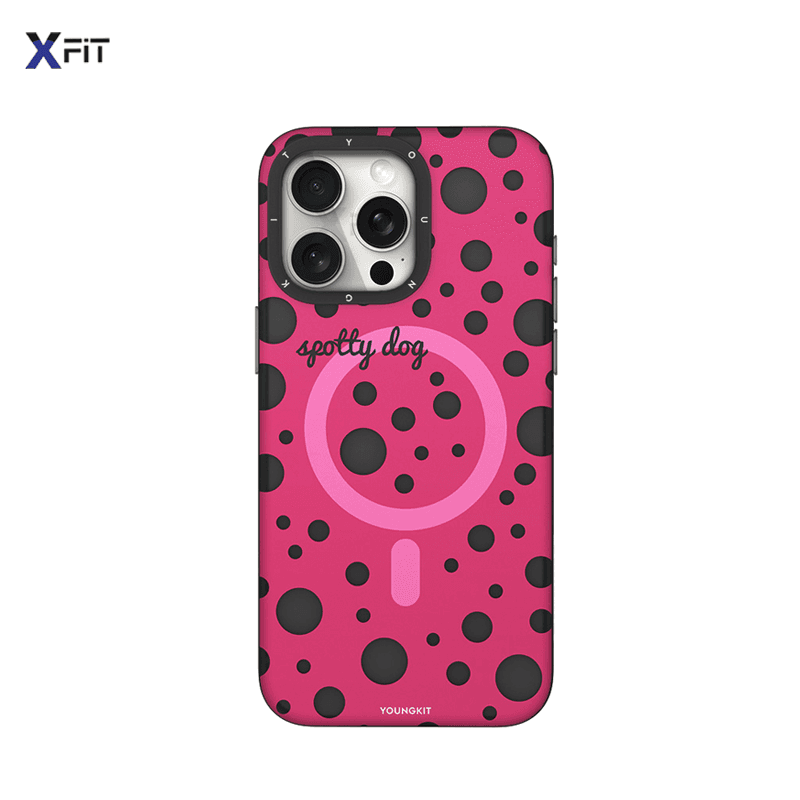 قاب YOUNGKIT یانگکیت Black Polka Dots Magsafe Series مدل BDCX002 مناسب برای Apple iPhone 15