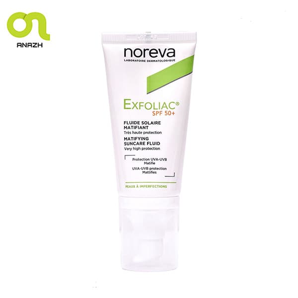 ضدآفتاب فلویید پوست چرب اکسفولیاک EXFOLIAC نوروا noreva-اناژ