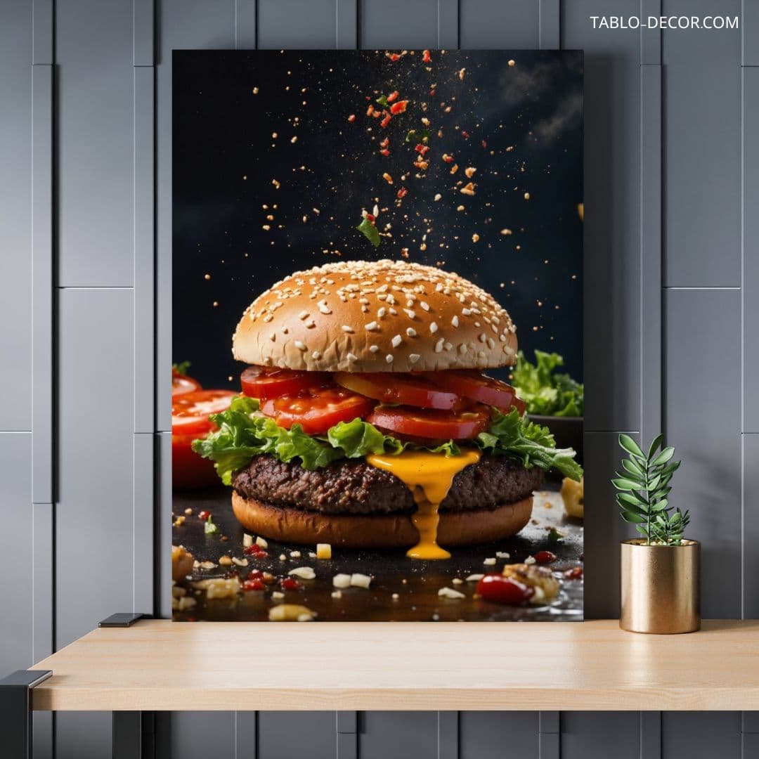 تابلو برگر 30 burger