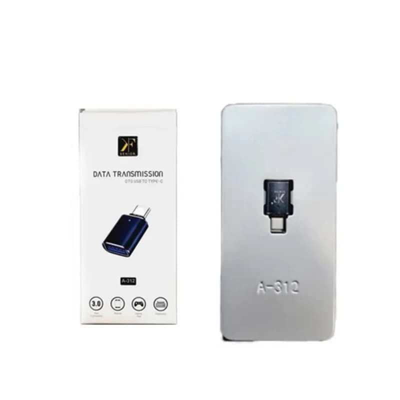 مبدل OTG یو اس بی به تایپ سی KF Senior مدل A-312