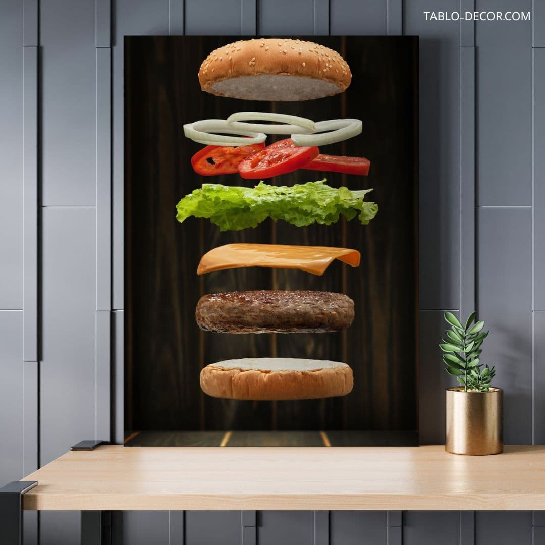 تابلو برگر 16 burger