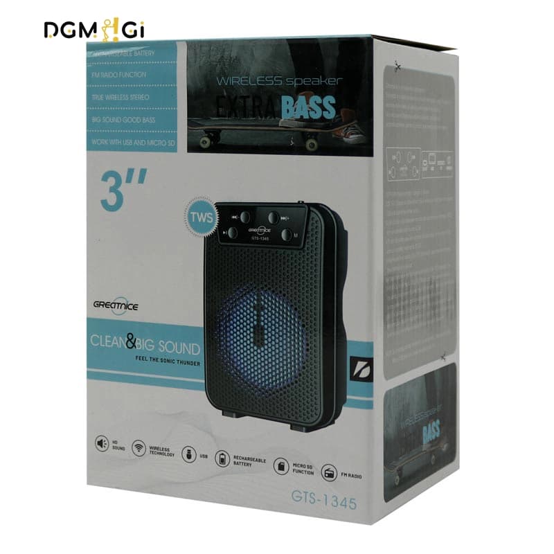 اسپیکر بلوتوثی گریت نایس مدل Great nice GTS-1345 — تصویر ۲