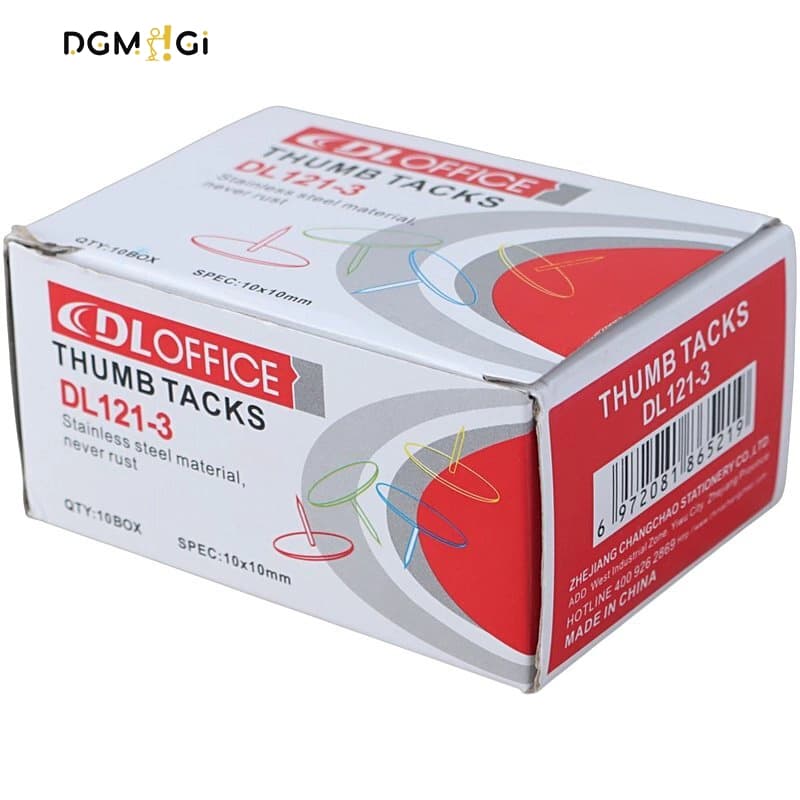 پونز رنگی DL Office DL121-3 بسته 30 عددی
