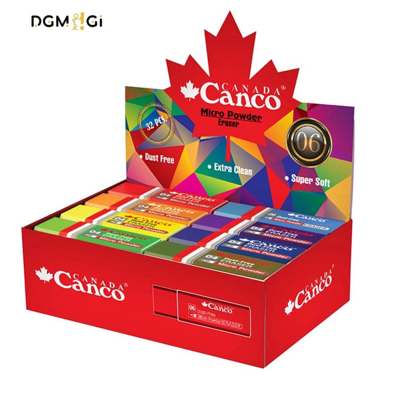 پاک کن رنگی سایز بزرگ کنکو مدل Canco 06 — تصویر ۴