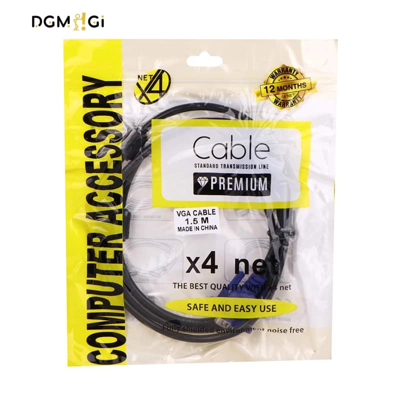کابل VGA ایکس فورنت X4 Net طول 1.5 متری — تصویر ۲