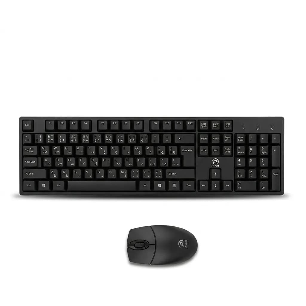 ست موس و کیبورد سیم دار پی نت مدل KM-800