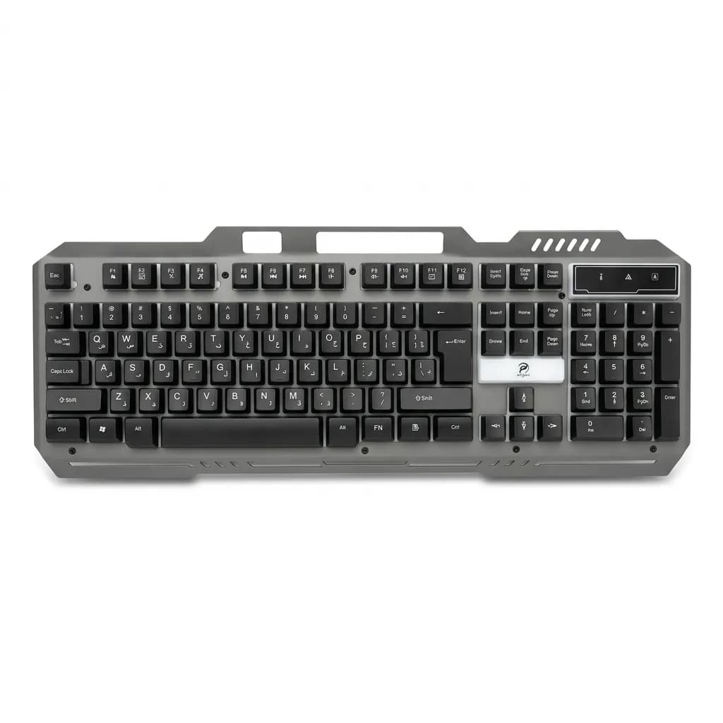 کیبورد RGB سیم دار پی نت مدل KB-1700