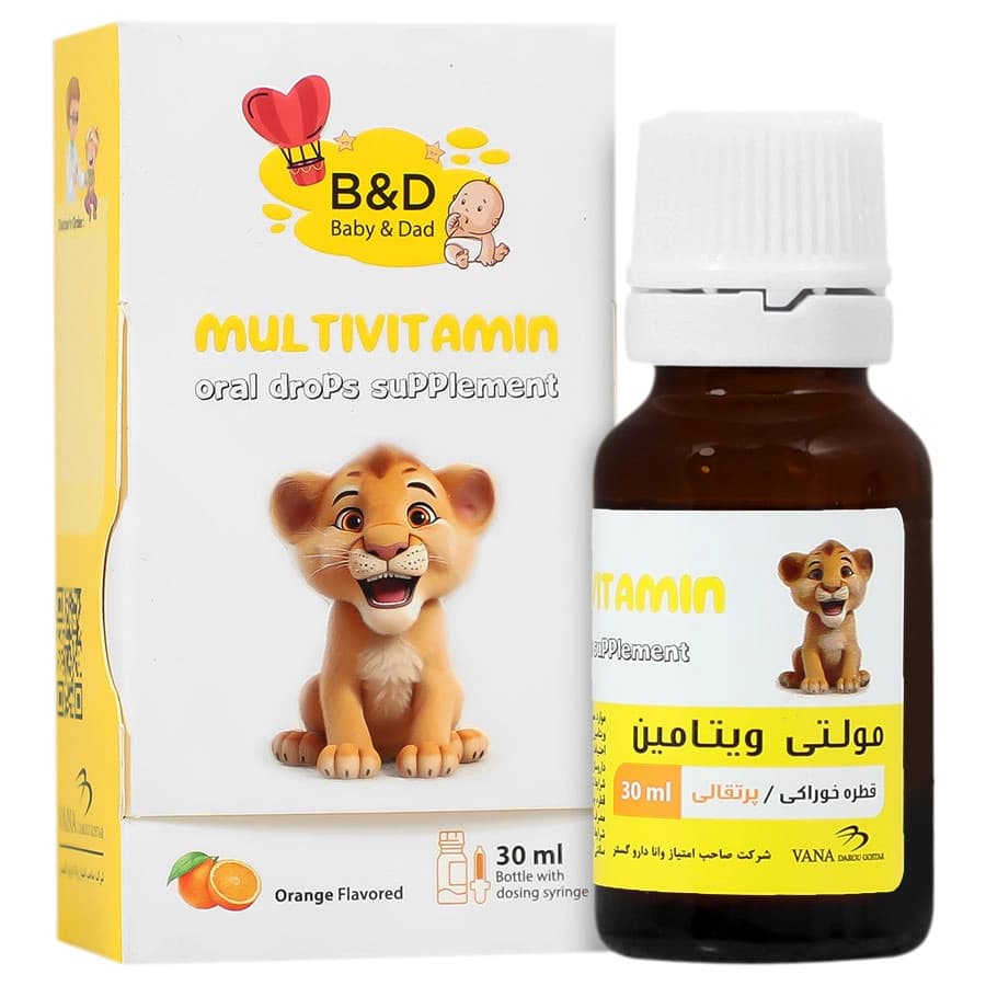 قطره مولتی ویتامین بیبی اند دد | 30 میلی لیتر