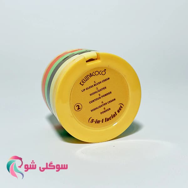 پالت آرایشی 6 در 1 برگر کوین کوکو — تصویر ۵