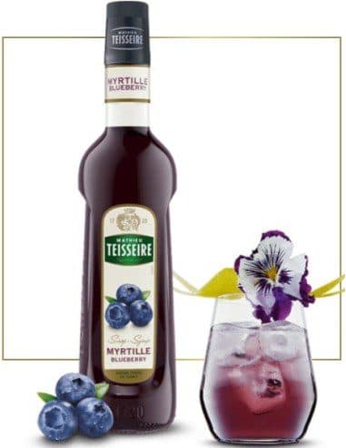 سیروپ تمشک آبی تیزر( تسییر ) Mathieu Teisseire Blueberry Syrup — تصویر ۴