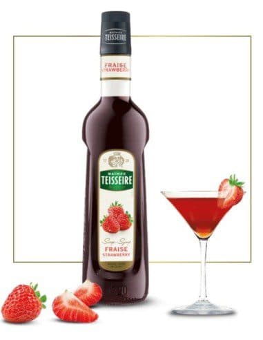 سیروپ توت فرنگی تیزر( تسییر )Mathieu Teisseire Strawberry Syrup — تصویر ۳
