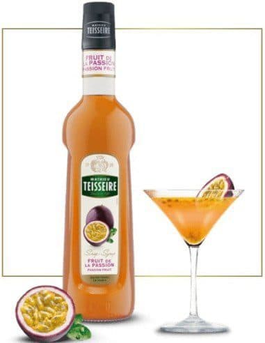 سیروپ پشن فروت تیزر ( تسییر ) Mathieu Teisseire Passion Fruit Syrup — تصویر ۳