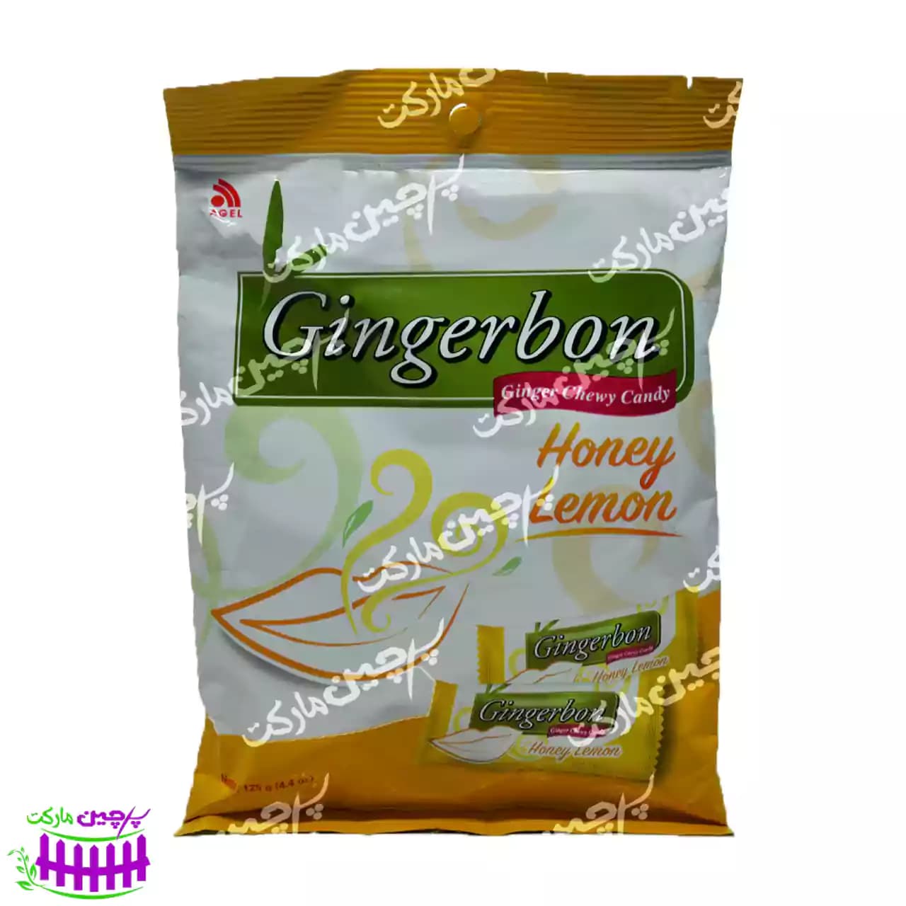 آبنبات زنجبیلی جینجربون 125 گرم – gingerbon