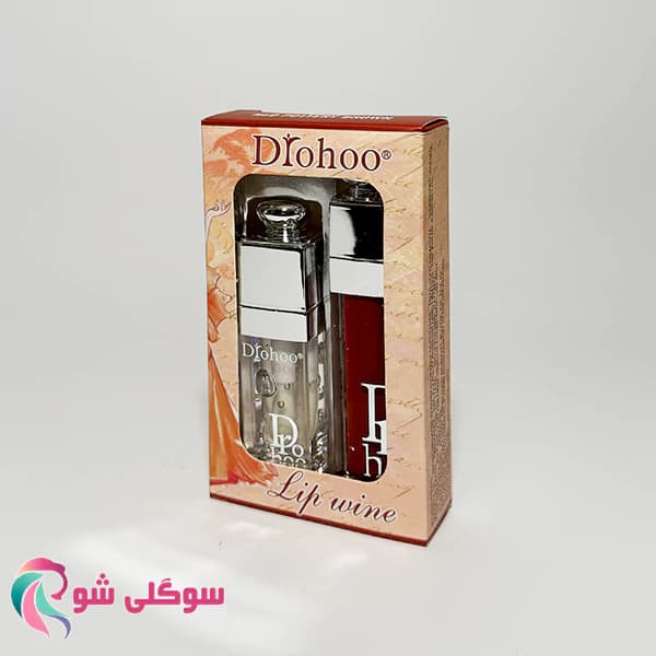 پک لیپ گلاس و بالم لب دروهو طرح دیور