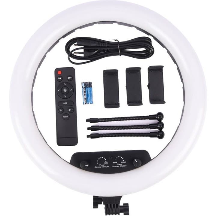 رینگ لایت RL-18 اورجینال به همراه کیف برزنتی و سه پایه — تصویر ۳