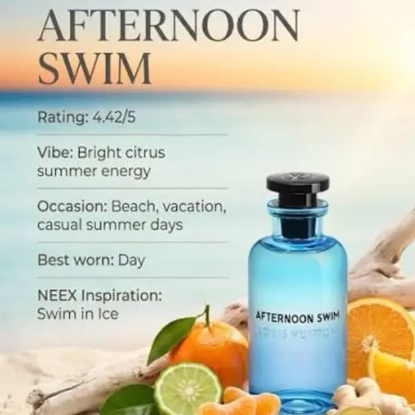 عطر یونیسکس افترنون سویم لویی ویتون ادو پرفیوم Louis Vuitton Afternoon Swim Eau de Parfum — تصویر ۴