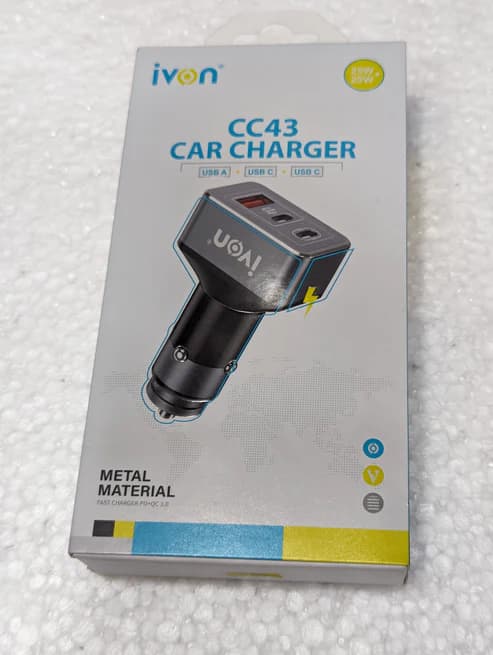 شارژر فندکی خودرو ivon مدل cc43 — تصویر ۶