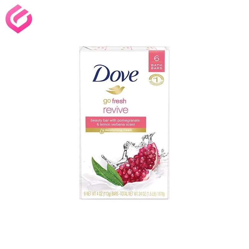 صابون داو مدل Go Fresh Revive بسته 6 عددی