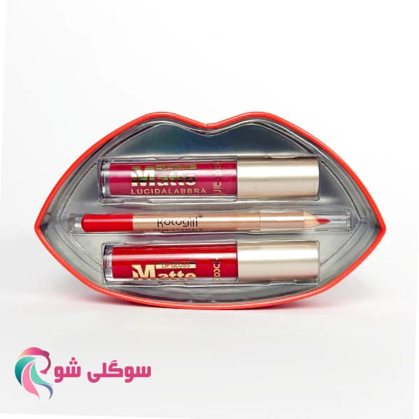پک هدیه رژ طرح لب — تصویر ۳
