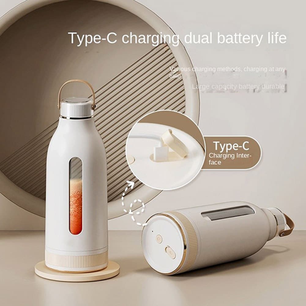 مخلوط کن و شیکر شارژی CEOOL 400ml مدل GC-Z05 — تصویر ۳