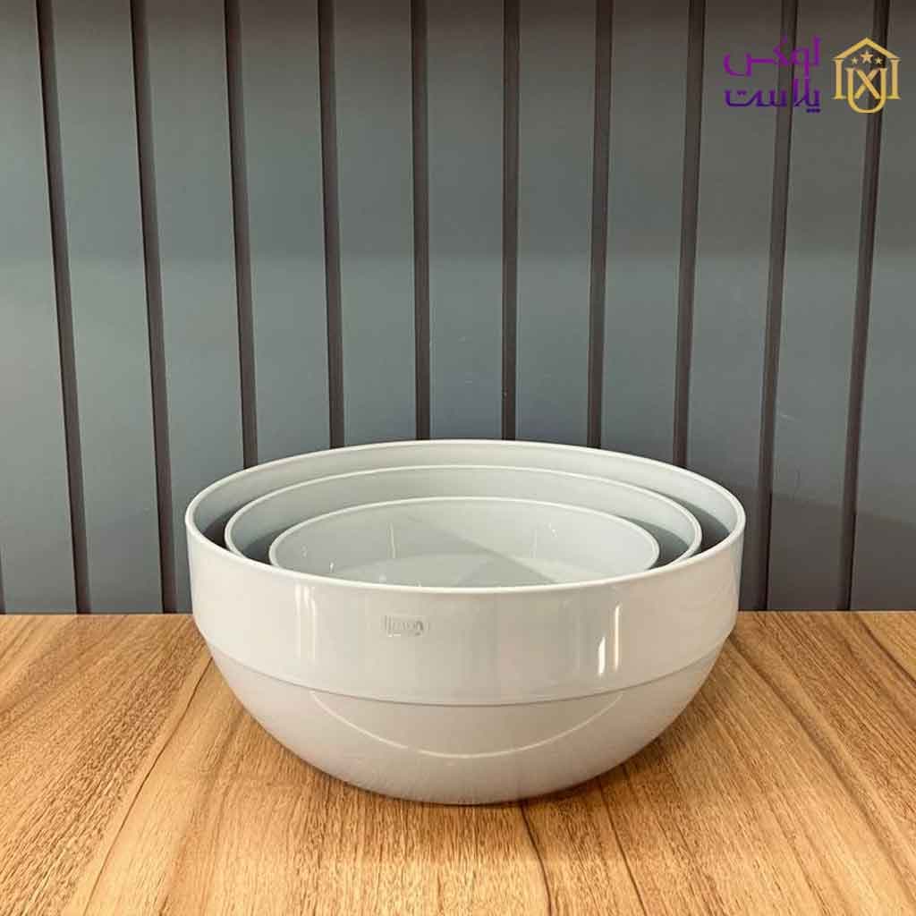 ست کاسه گرد سه سایز ساده لیمون 1146 — تصویر ۱۰