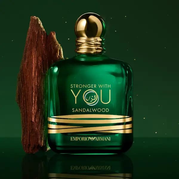 عطر مردانه استرانگر ویت یو سندلوود جورجیو آرمانی ادو پرفیوم Stronger With You Sandalwood Eau de Parfum Giorgio Armani — تصویر ۲