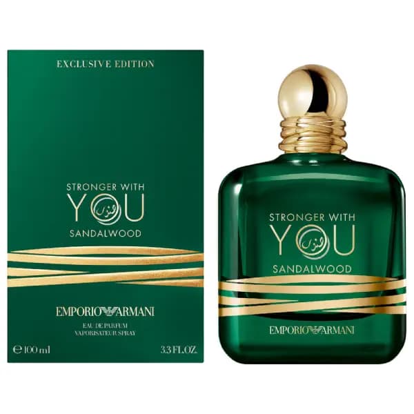 عطر مردانه استرانگر ویت یو سندلوود جورجیو آرمانی ادو پرفیوم Stronger With You Sandalwood Eau de Parfum Giorgio Armani — تصویر ۳