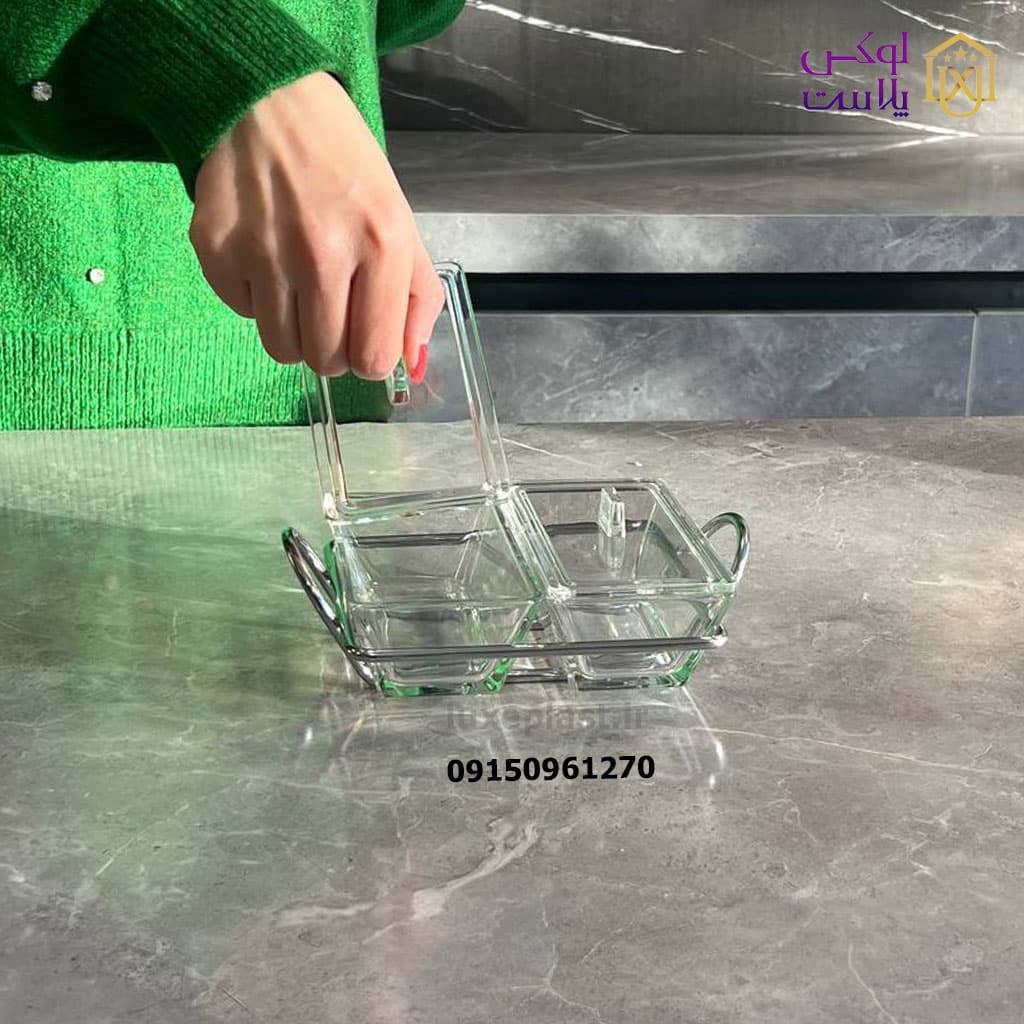 اردوخوری شیشه ای مستطیل 2خانه لیمون 2103 — تصویر ۱۰
