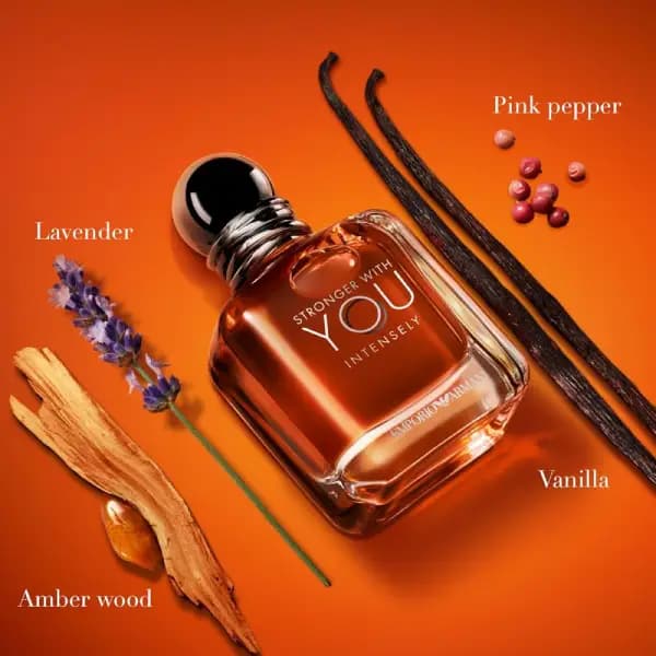 عطر مردانه استرانگر ویت یو اینتنسلی جورجیو آرمانی ادو پرفیوم Stronger With You Intensely Eau de Parfum Giorgio Armani — تصویر ۲
