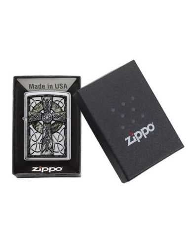 فندک زیپو طراحی صلیب Zippo 29622 (Celtic Cross Design) — تصویر ۳