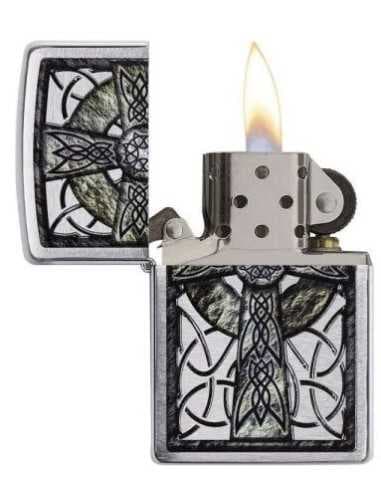 فندک زیپو طراحی صلیب Zippo 29622 (Celtic Cross Design) — تصویر ۲