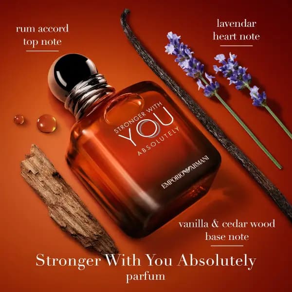 عطر مردانه استرانگر ویت یو ابسولوتلی جورجیو آرمانی ادو پرفیوم Stronger With You Absolutely Eau de Parfum Giorgio Armani — تصویر ۵