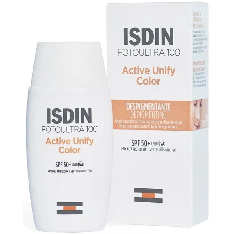 ضدآفتاب ایزدین اکتیو یونیفای رنگی spf 50 حجم 50 میلی لیتر