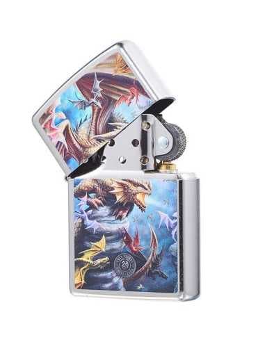 فندک زیپو طرح اژدها Zippo 49104 ( ANNE STOKES COLLECTION) — تصویر ۲