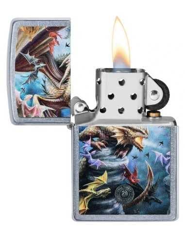 فندک زیپو طرح اژدها Zippo 49104 ( ANNE STOKES COLLECTION) — تصویر ۳