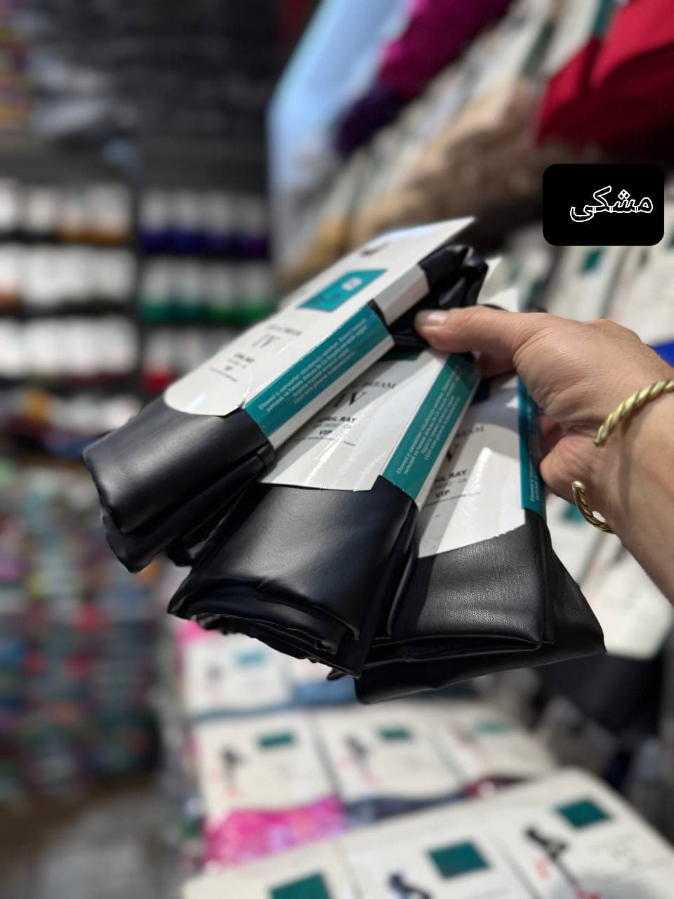 لگ چرم ساده کمر گنی داخل مخمل ترک Hiva — تصویر ۲