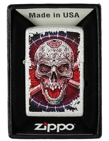 فندک زیپو طرح جمجمه Zippo 49410 (SKULL) — تصویر ۴
