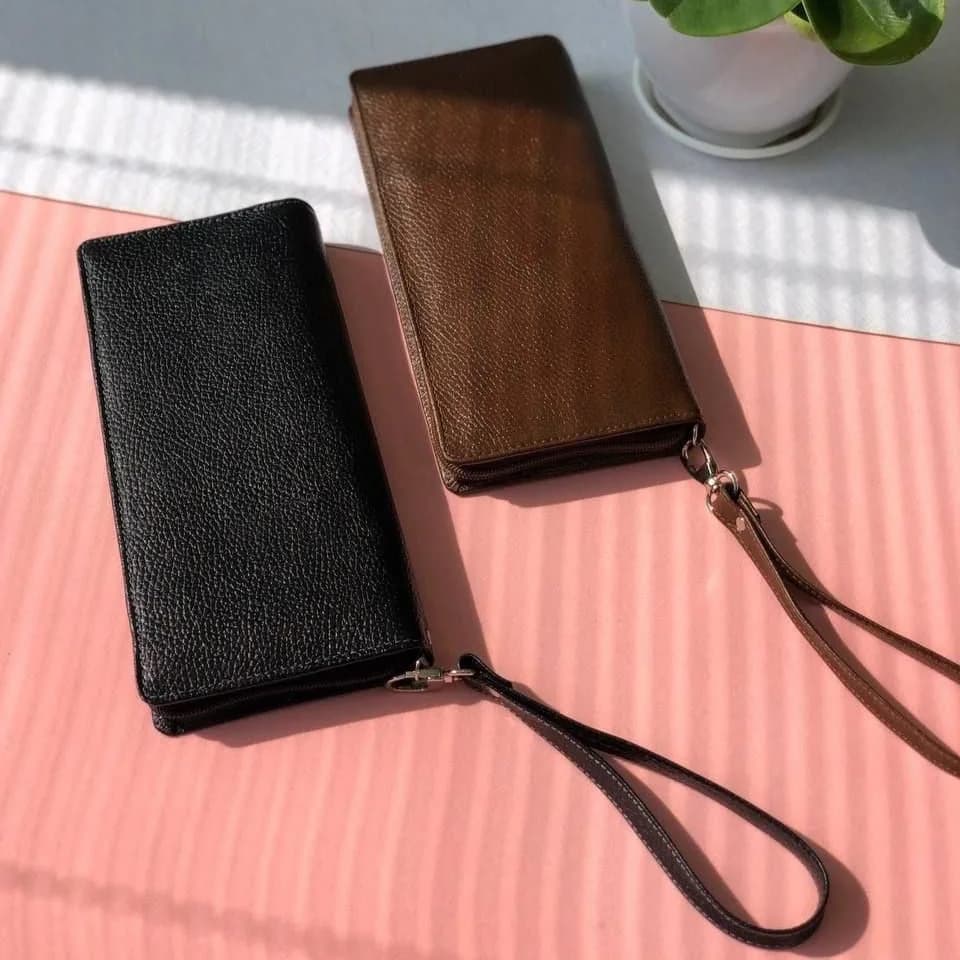 کیف دسته چک چرم طبیعی مدل LEATHER BAG — تصویر ۳