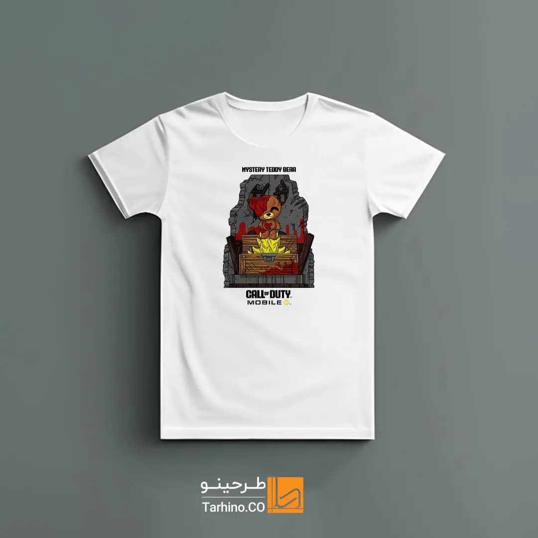 تیشرت با طرح کالاف دیوتی mestry teddy bear