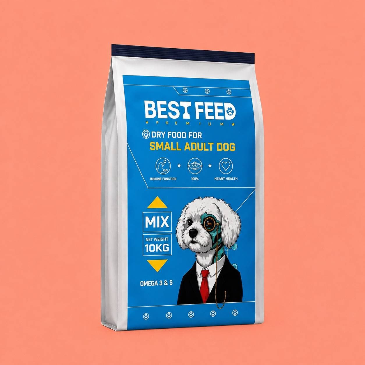 غذای خشک سگ بالغ نژاد کوچک Best Feed