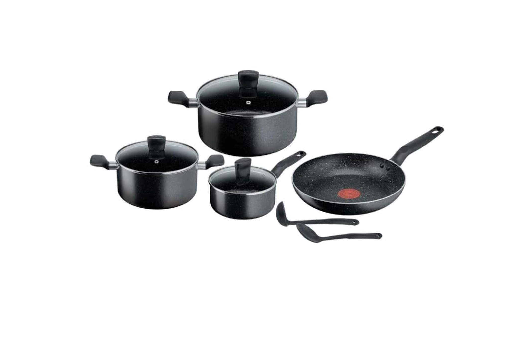 سرویس قابلمه 9 پارچه تفال مدل دارک استون ساخت چین Tefal Dark Stone 9 pc set B491S985