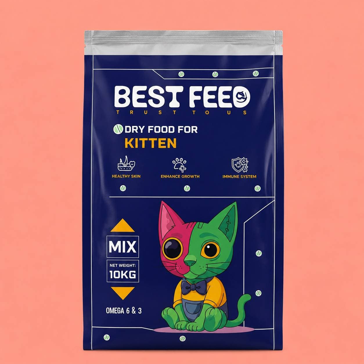 غذای خشک بچه گربه Best Feed Kitten