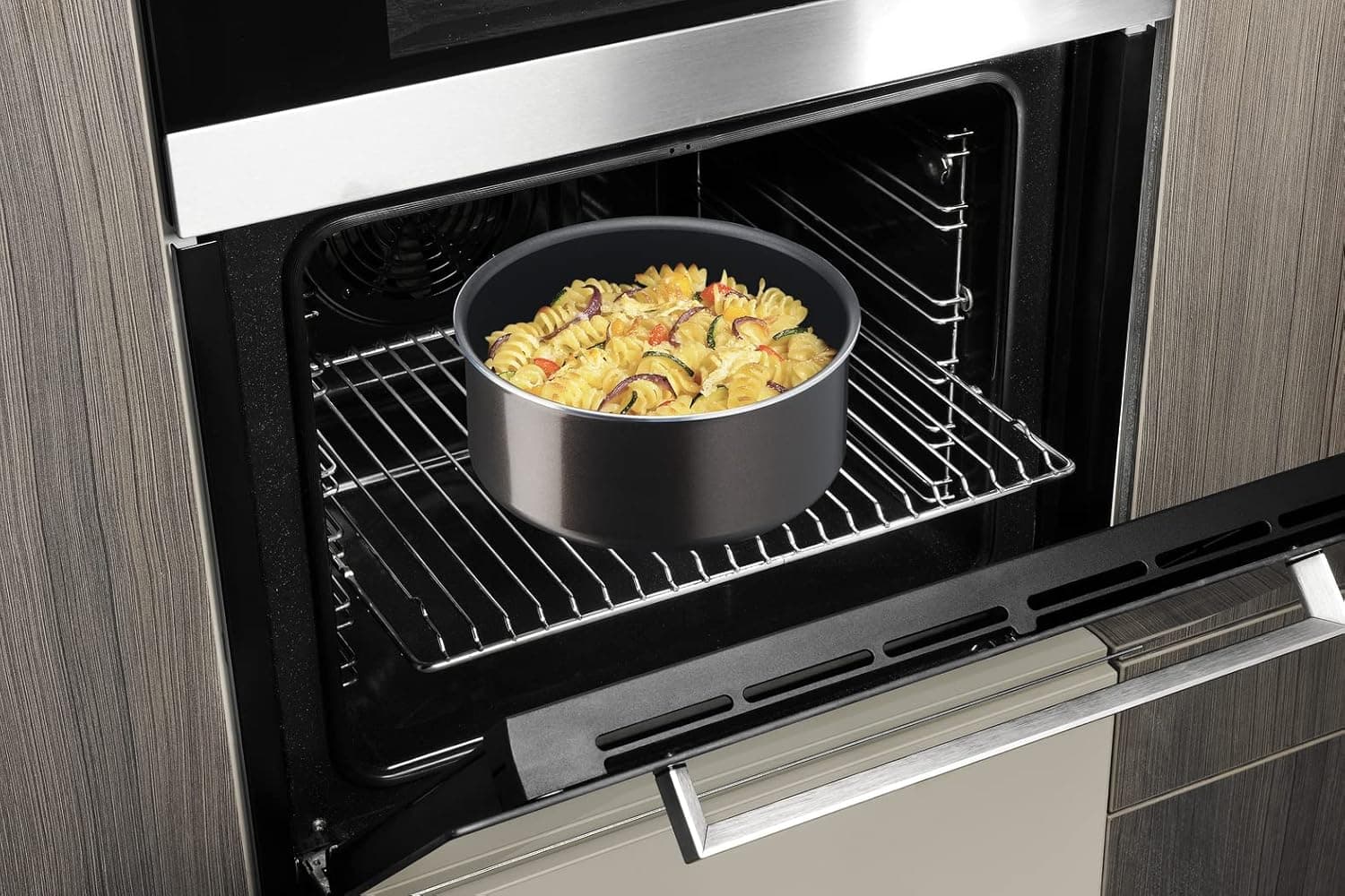 قابلمه بدون درب تفال سایز 16 ساخت فرانسه مدل اینجینیو ایزی پلاس tefal ingenio L1502002 — تصویر ۵