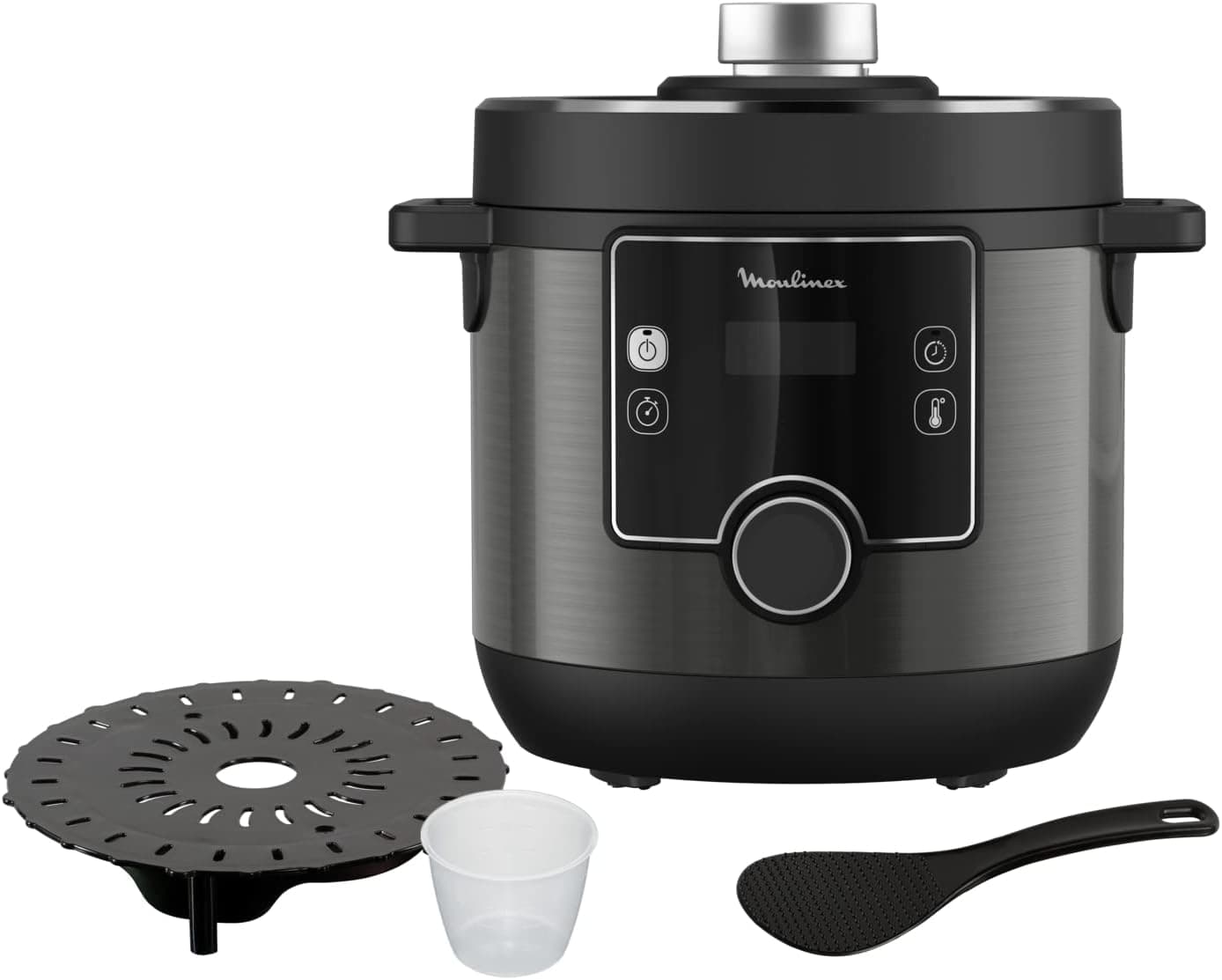 مولتی کوکر و زودپز برقی مولینکس 7/6 لیتری MOULINEX Electrical Pressure Cooker | Turbo Cuisine Electric Cooker | 7.6 Litre | CE777827 — تصویر ۵