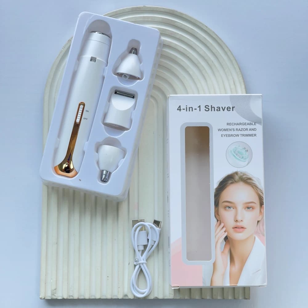 شیور شارژی 4 کاره بانوان 4in1 مناسب صورت و بدن | 4in1 Women’s Rechargeable Shaver